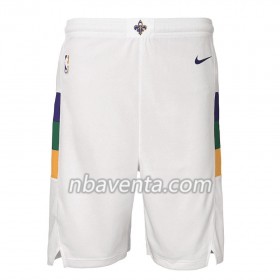 New Orleans Pelicans Hombre Pantalones Blanco 2018-19 Nike Swingman